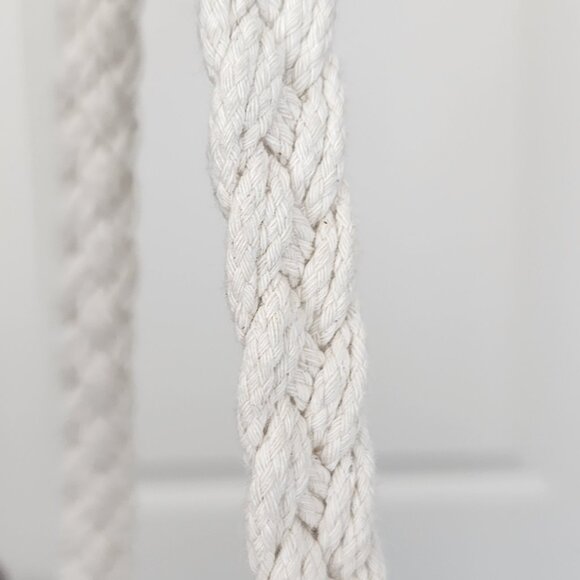 MOSSIMO Boho Ombre Macrame Fringed Crossbody Bag Teal & Ivory - Picture 5 of 8